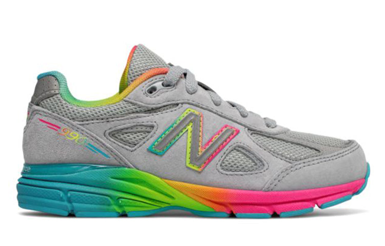 (GS) New Balance 990v4 'Grey Rainbow' KJ990O4G