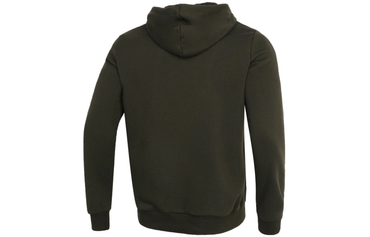 PUMA Big Logo Hoodie 'Army Green White' 588667-70