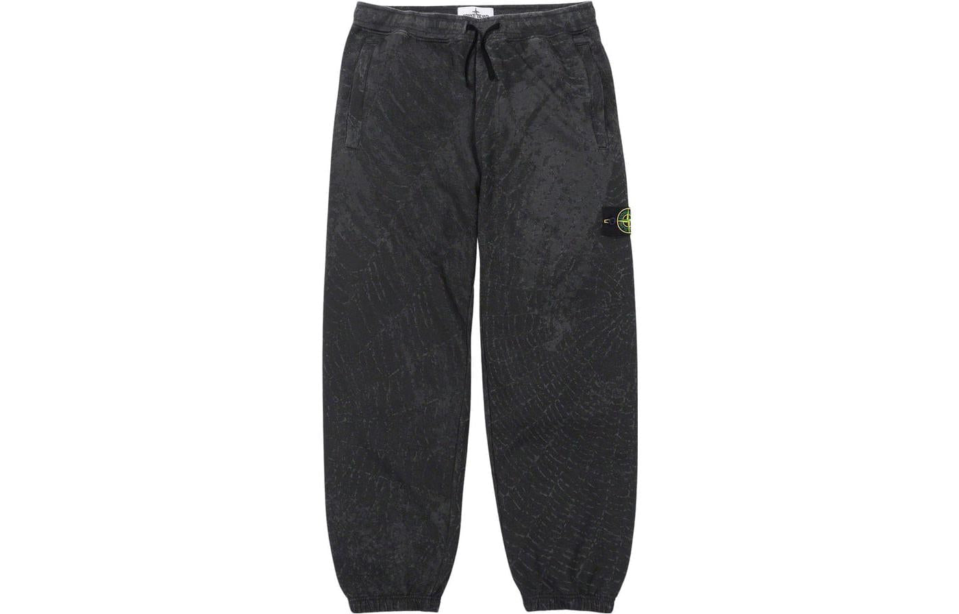 Supreme x STONE ISLAND FW23 Week10 Sweatpants 'Black' SUP-FW23-173