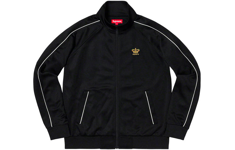 Supreme Crown Track Jacket 'Black' SUP-FW19-182