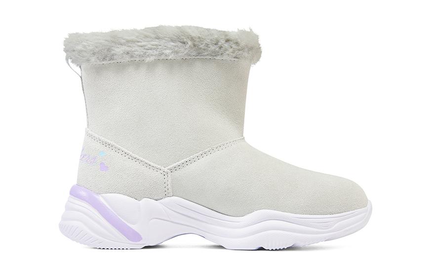 (GS) Skechers Lite Styles 'Beige Purple' 303050L-GYLV