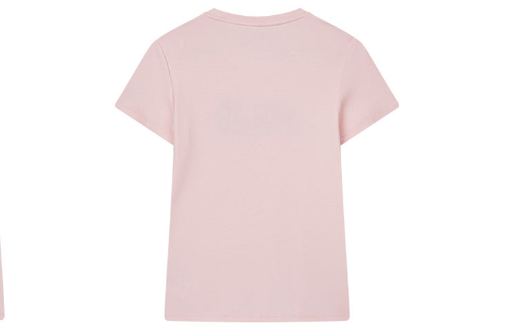 (WMNS) FILA Embroidered Alphabet Short Sleeve Pink F11W018141F-PK