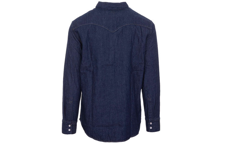 Men's Levis Lapel Denim Blue Shirt 85744-0000