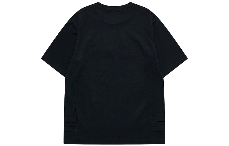 FILA FUSION Casual Sports Round Neck Loose Short Sleeve Black T11M123102F-BK