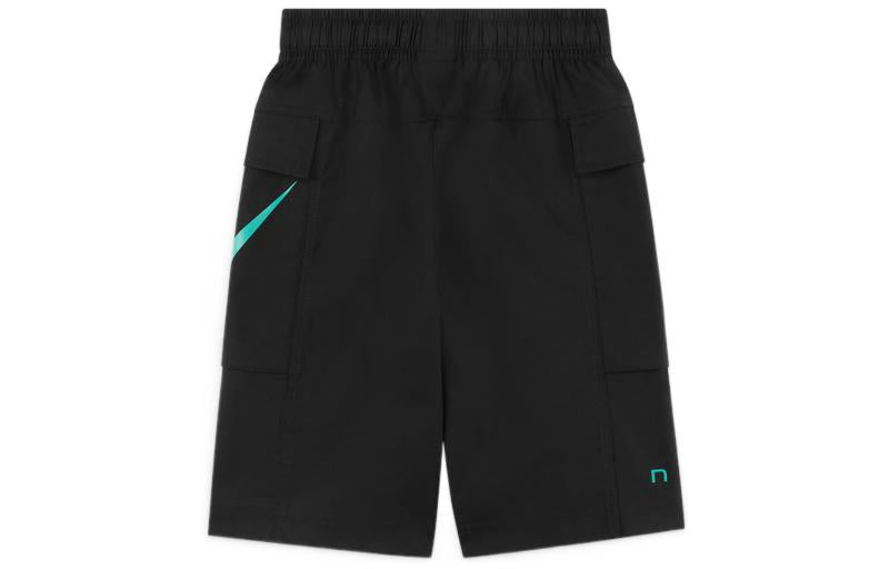 (PS) Nike Printed Elastic Waist Straight Shorts 'Black' DX6298-010