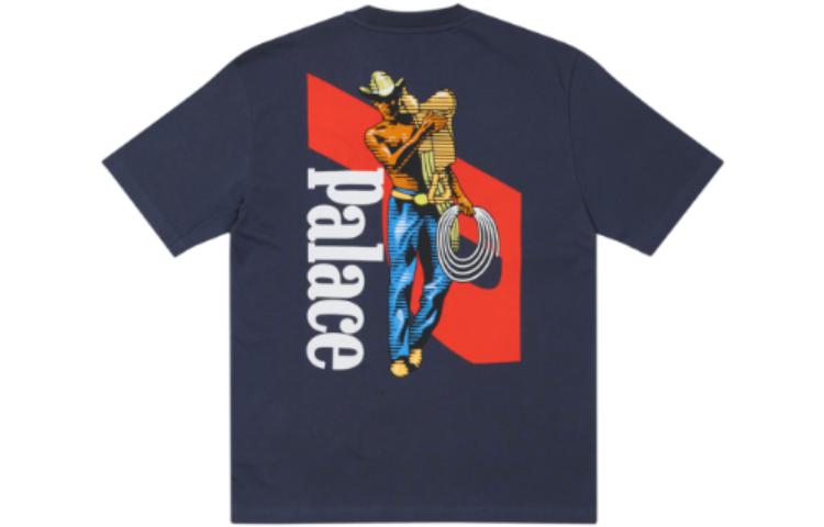 Palace SS22 Saves T-Shirt 'Navy' P22TS393