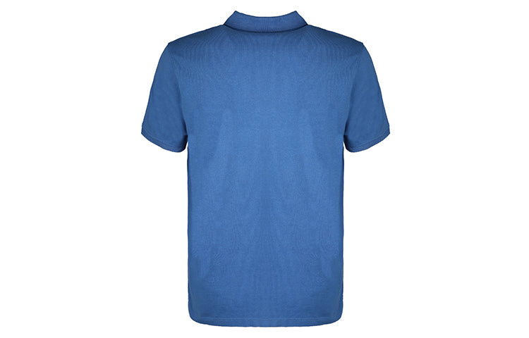Men's KENZO SS21 Small Label Logo Short Sleeve Polo Shirt Blue FA65PO0504SK-70