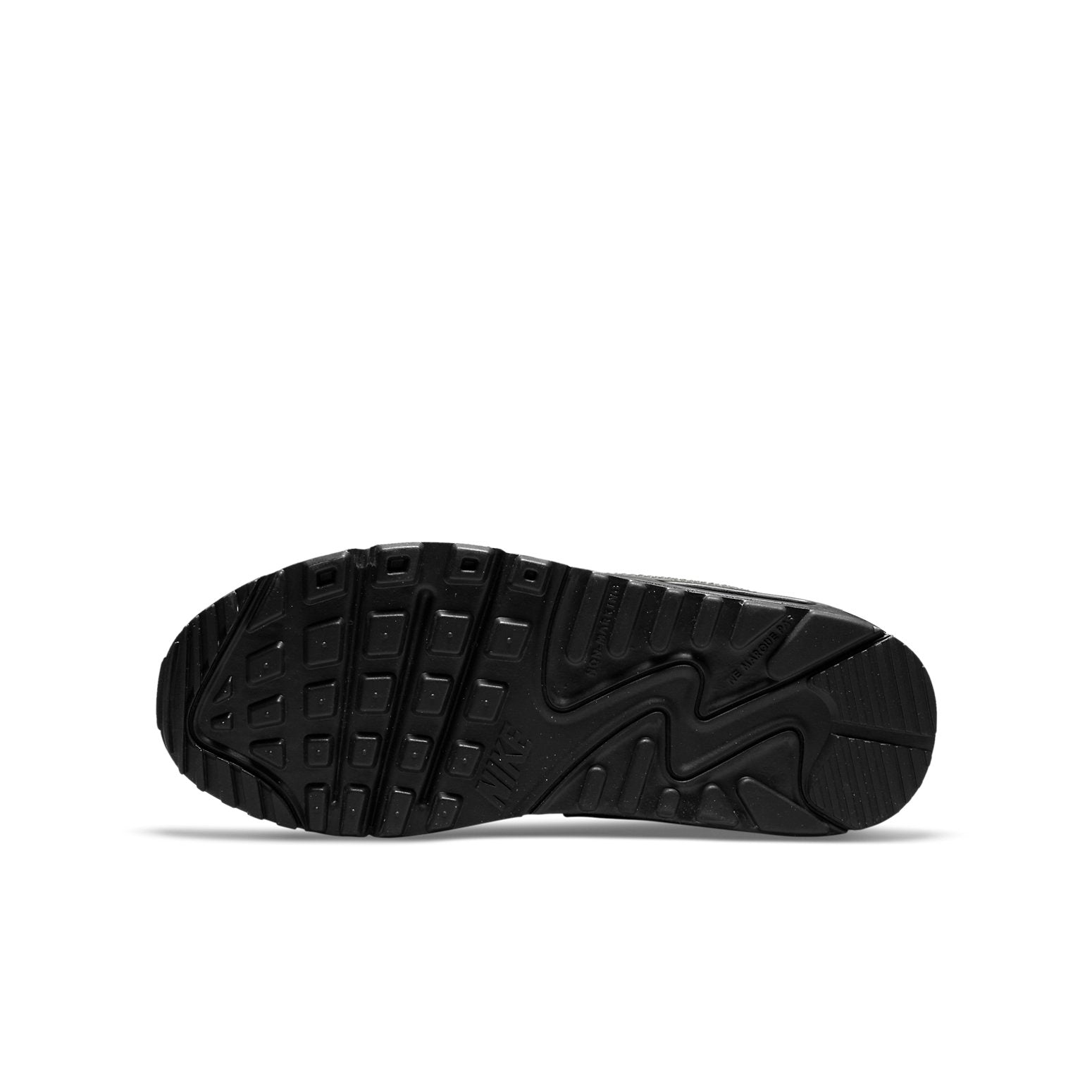 (GS) Nike Air Max 90 Leather 'Iron Grey University Red' CD6864-113