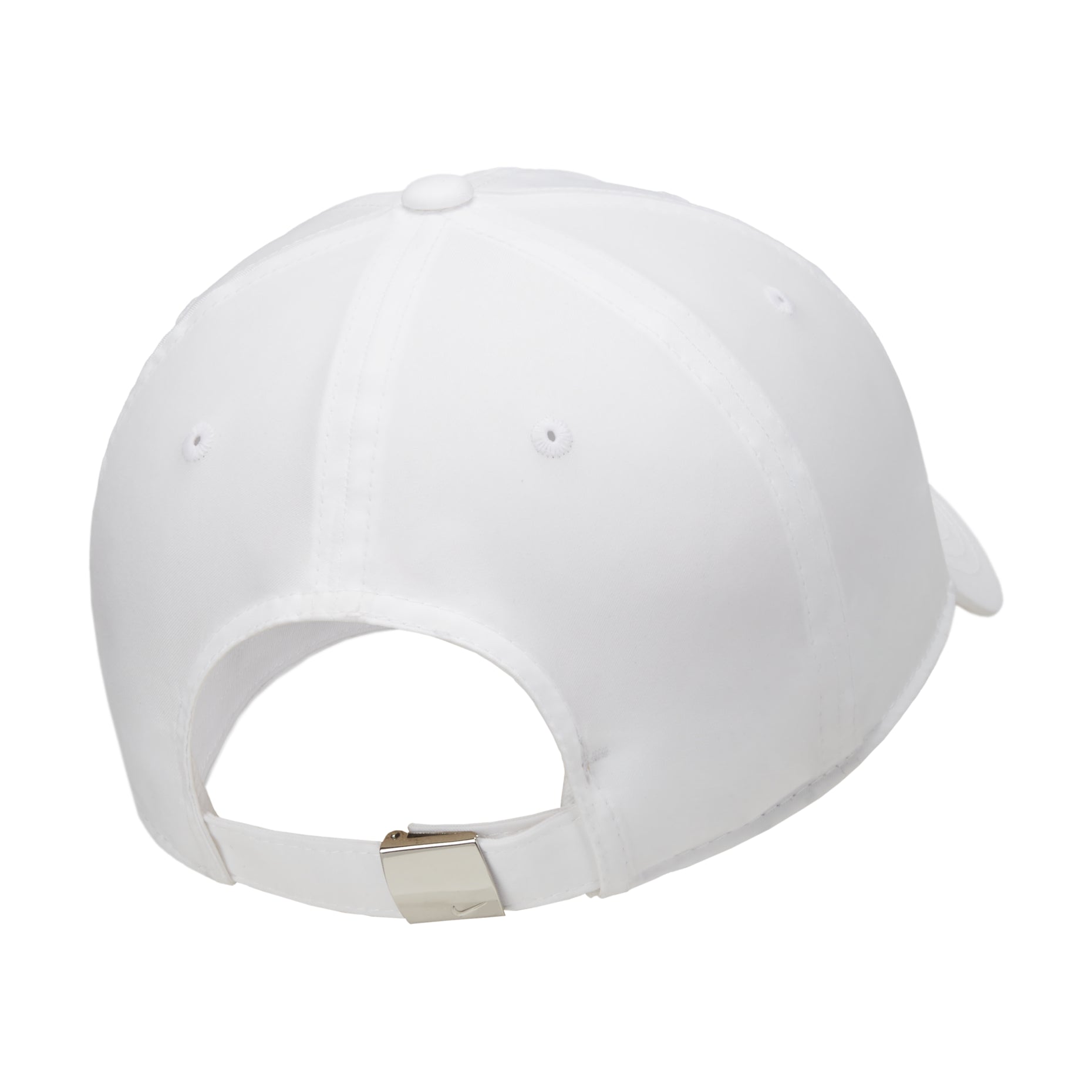 Nike Dri-FIT Club Metall-Swoosh Logo Cap 'White' FB5372-100
