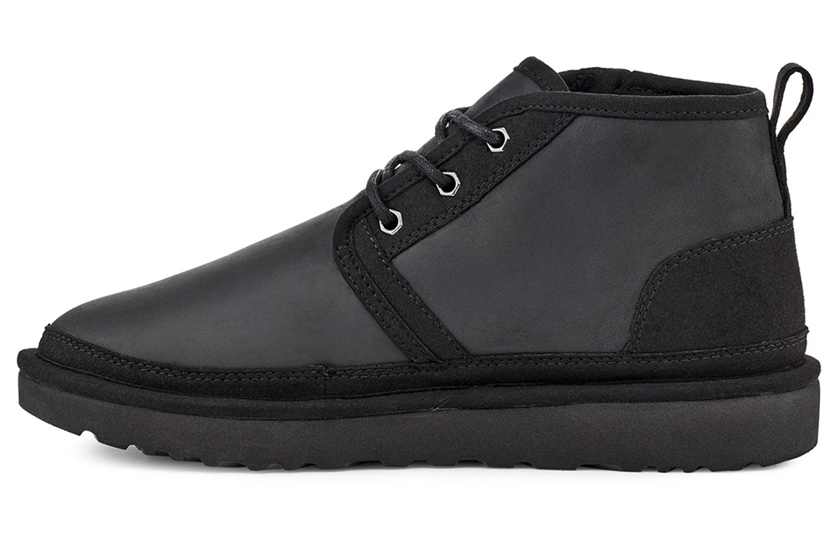UGG Neumel Zip Fleece Lined Snow Boots Black 1103883-BTNL