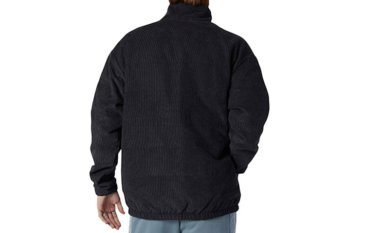 New Balance Casual Stand Collar Long Sleeves Jacket Black MJ13503-BK