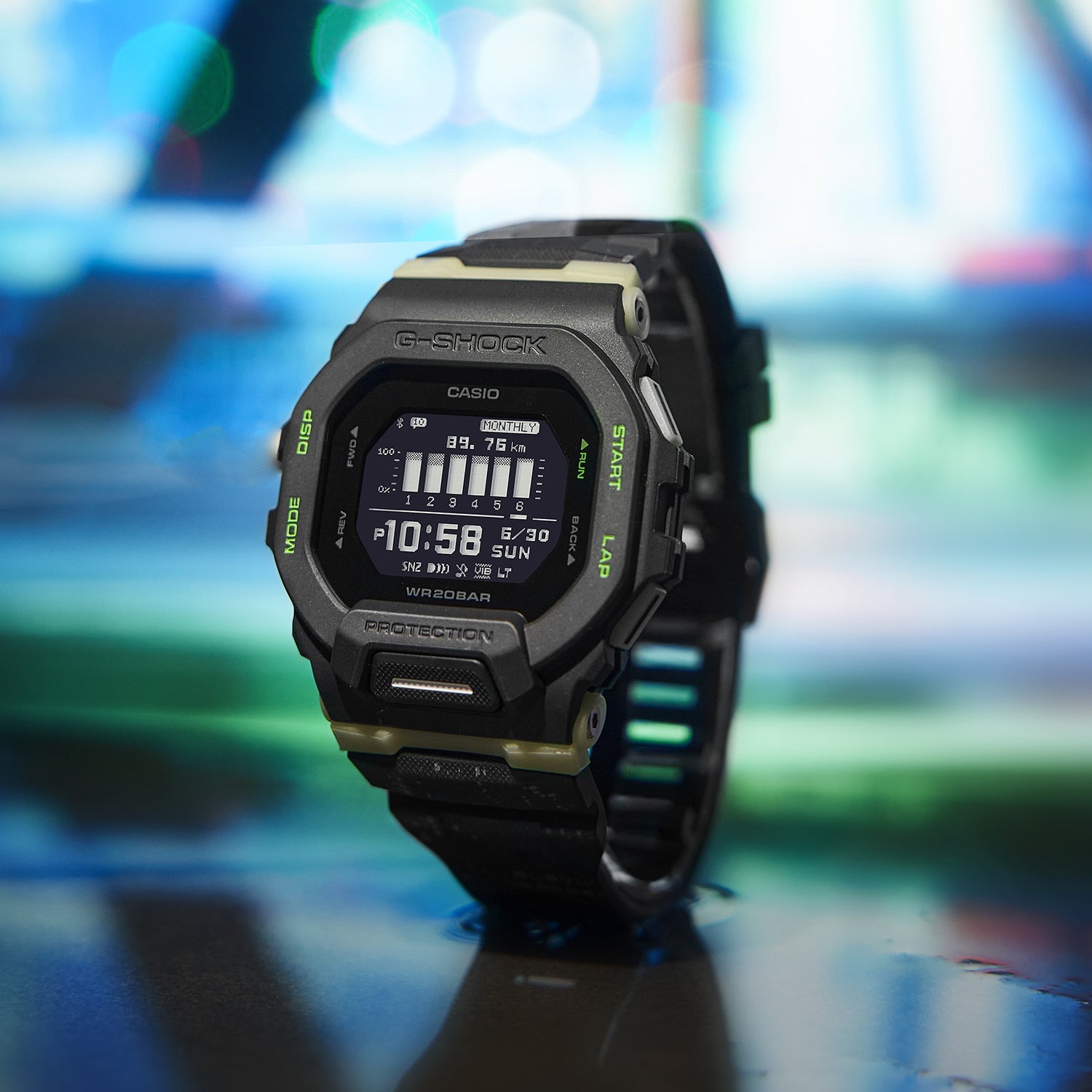 CASIO G-Shock Digital 'Black' GBD-200LM-1PRT