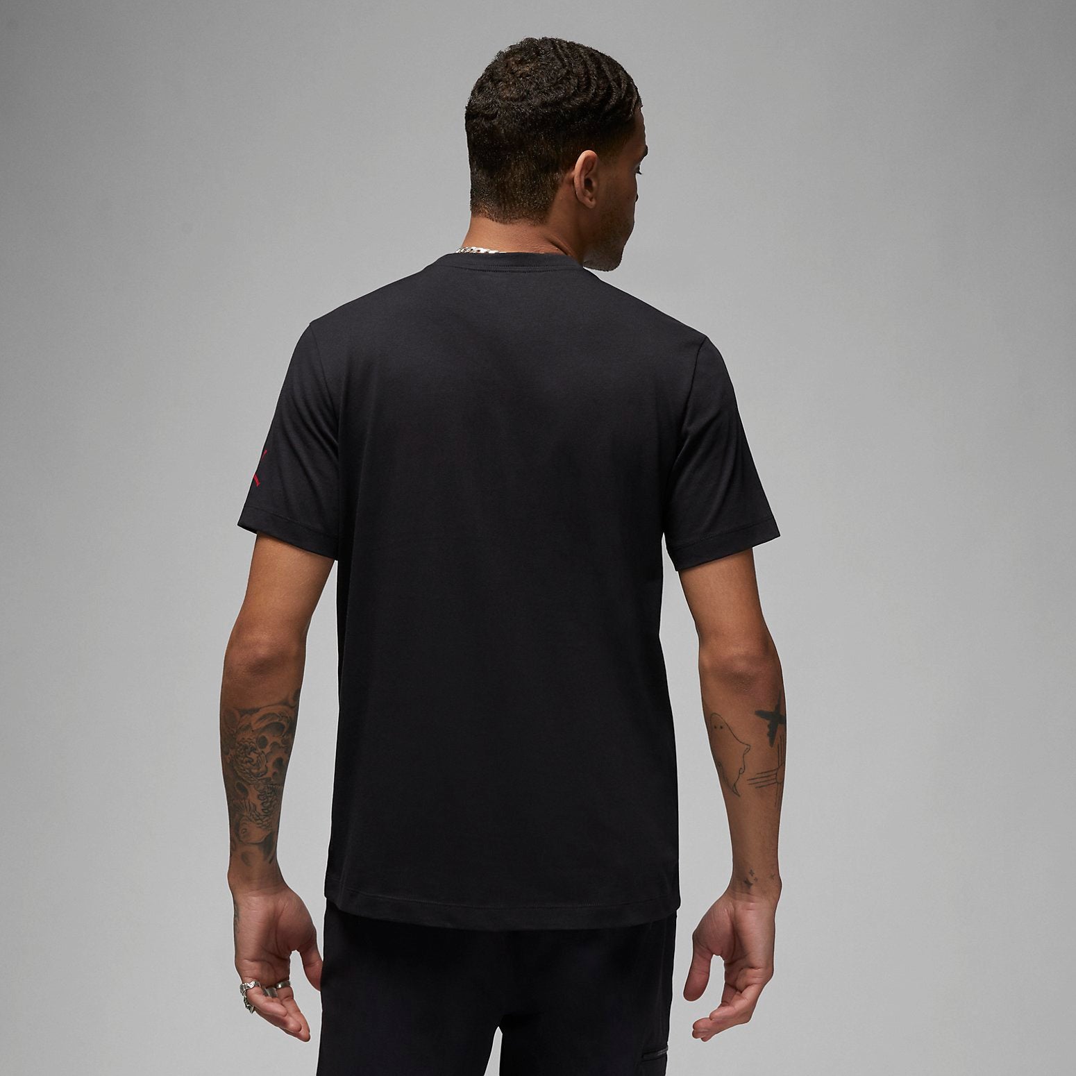 Air Jordan Graphic T-Shirt 'Black Red' FB7462-010
