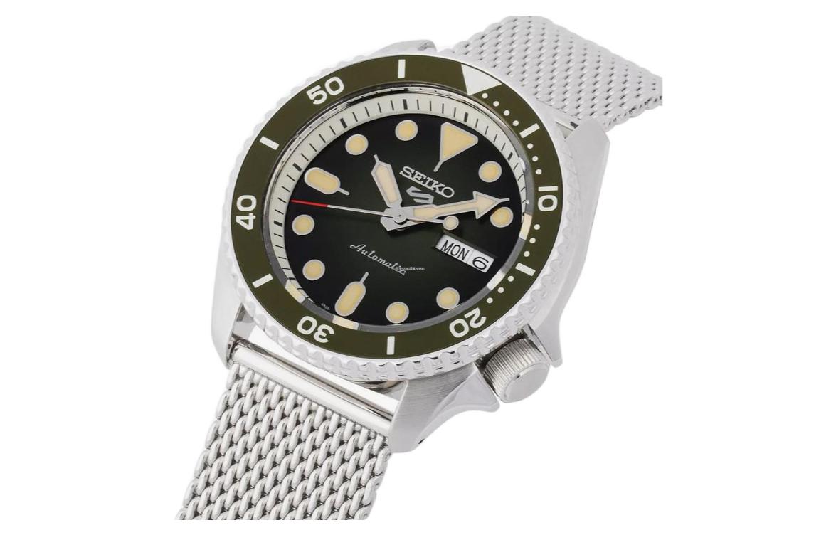 SEIKO 5 Series 100 waterproof / Sports Mechanical Green SRPD75K1