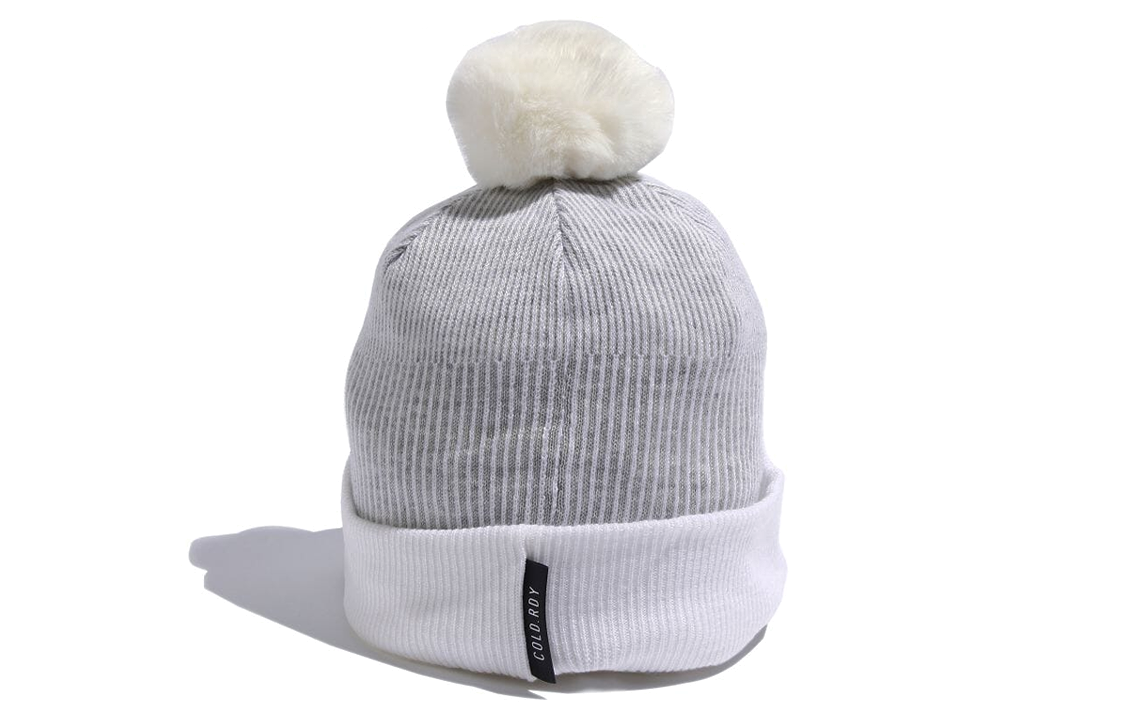 (WMNS) adidas Cold Ready Pom Pom Knit Cap 'White Grey' HG5596