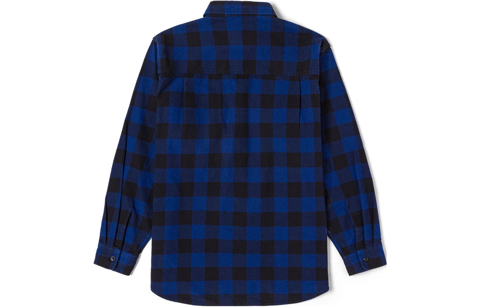 Vans x FW23 Checkboard Shirt 'Blue Black' 138857