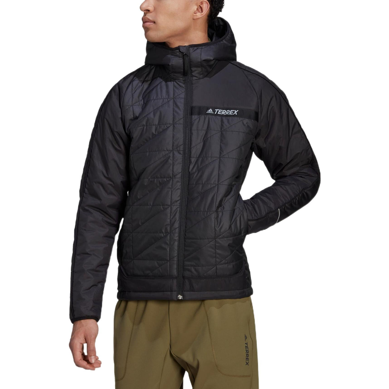 adidas Terrex Multi Insulated Hooded Jacket Asia Sizing 'Black' HF0834