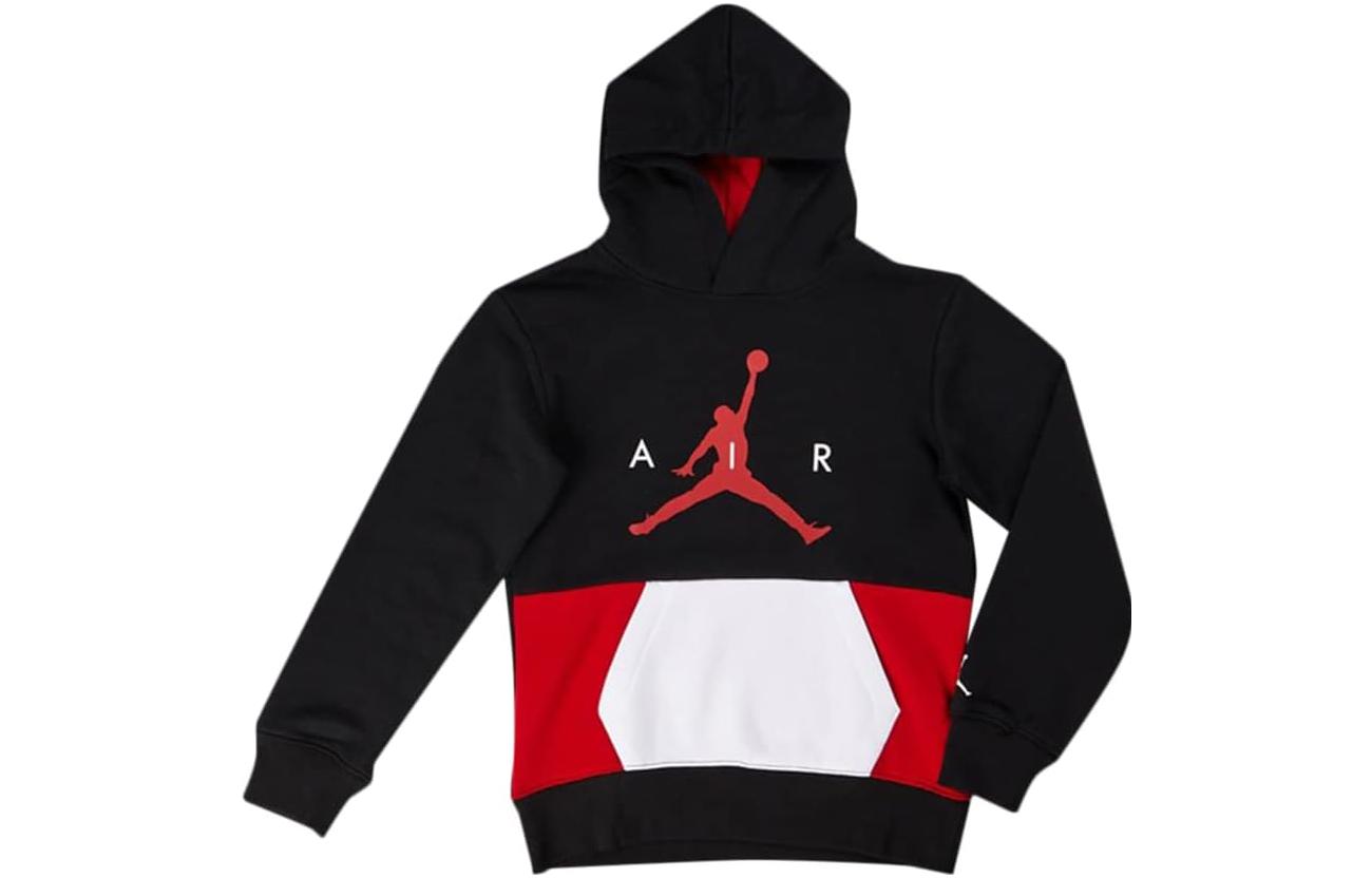 (GS) Air Jordan jumpman pullover hoodie 'Black' 95B032-023