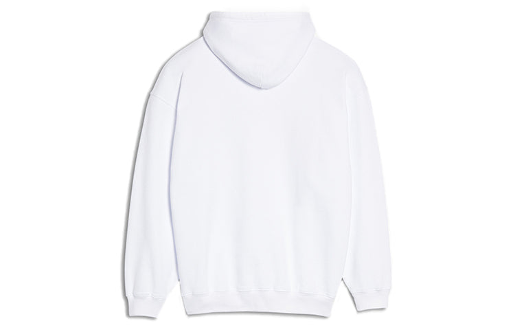 (WMNS) Balenciaga Rainbow Logo Hoodie White 570798TEV509044