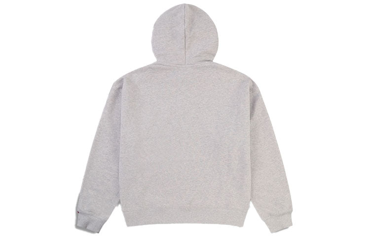 Men's Levis Hooded Drawstring Embroidered Gray A0747-0007