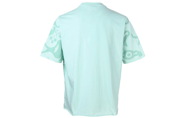 Men's KENZO K-Tiger Printing Loose Short Sleeve Mint Green 5TS5104SG-58