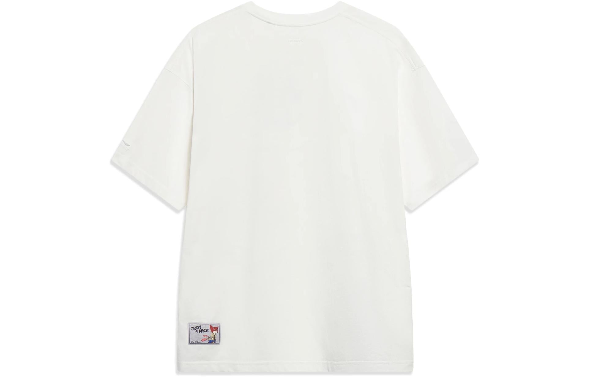 Li-Ning x Disney Zootopia Graphic T-shirt 'White' AHST271-4