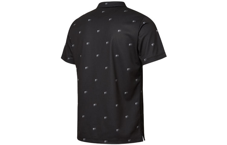 PUMA Graphic Polo Shirt 'Black' 930189-01