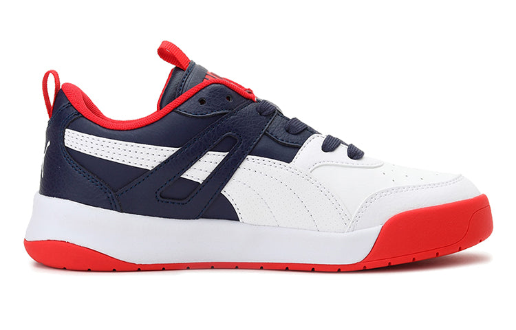 PUMA Backcourt Imeva (Big Kids) Shoes Blue/White/Red 374406-03