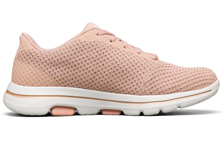 (WMNS) Skechers Go Walk 5 Running Shoes 'Pink White' 124021-PKGD