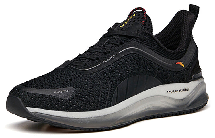 ANTA Running Series Sneakers 'Black Grey' 112135501-1