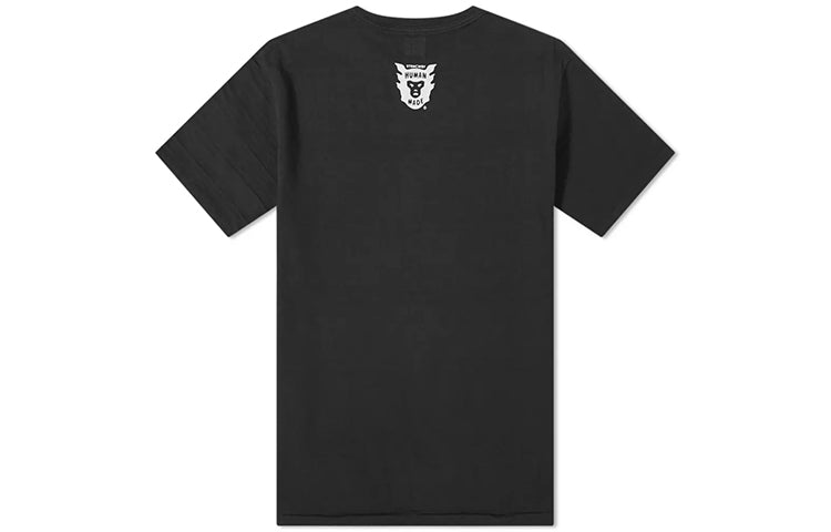 HUMAN MADE Alphabet Logo Printing Short Sleeve Black HM19TE004-BLK