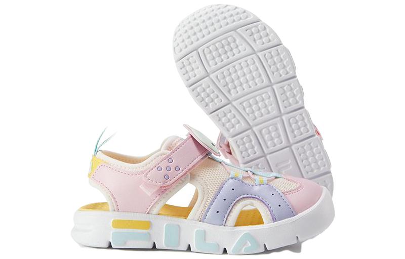 (TD) FILA Logo Sandals 'Pink' K14G222802