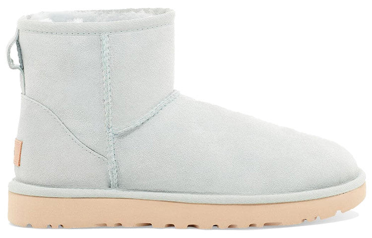 (WMNS) UGG Classic Mini II Boot High Top Fleece Lined Gray 1016222-SYG