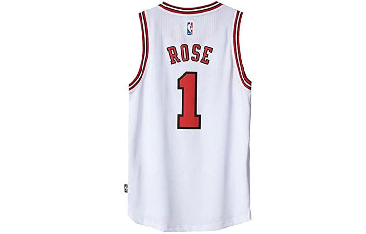 adidas Sports Basketball Vest SW Fan Edition Chicago Bulls 1 White A45797