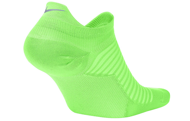 Nike Sports Breathable Running Socks One Pair Green Yellow SK0052-376