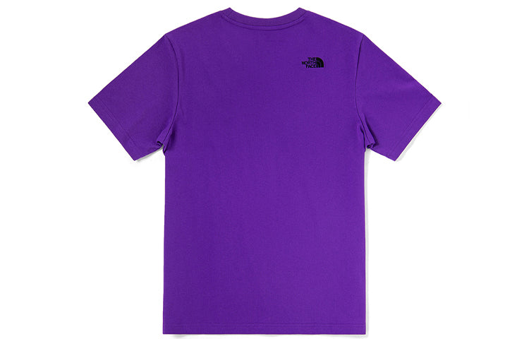 THE NORTH FACE Outdoor Breathable Short Sleeve Couple Style Purple 4NEV-NL4