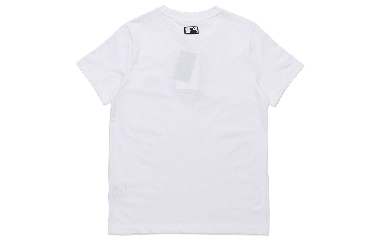 MLB New York Yankees Round Neck Short Sleeve Unisex White 31TS05031-50W
