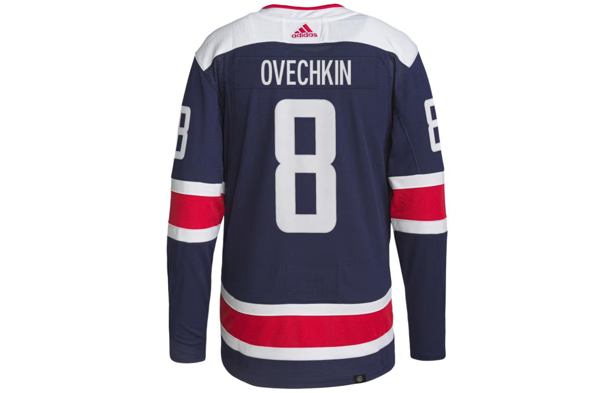 adidas Capitals Ovechkin Third Authentic Pro Hockey Jersey Asia Sizing 'Navy White Red' HA3608