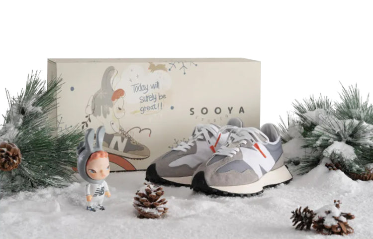 New Balance x KIKS x SooyaStudio 327 Shoes Grey K-MS327LAB-D