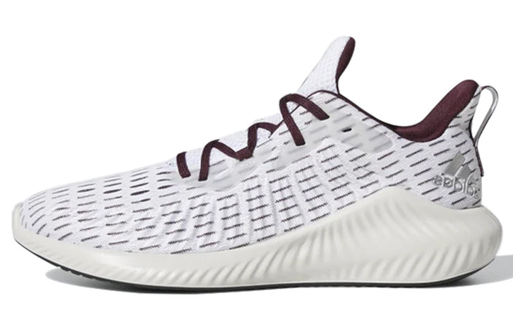 adidas Alphabounce+ 'White Maroon' EF8183