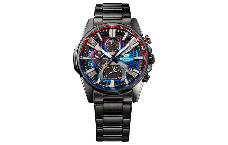 CASIO Edifice Gradient Series Casual Retro Fashion Solar Powered Classic Three Eyes Dial Watch Analog EQB-1200YHG-1APR