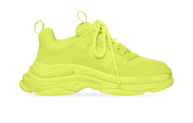 (PS) Balenciaga Triple S Sneakrs 'Fluo Yellow' 654251-W2CA5-7590