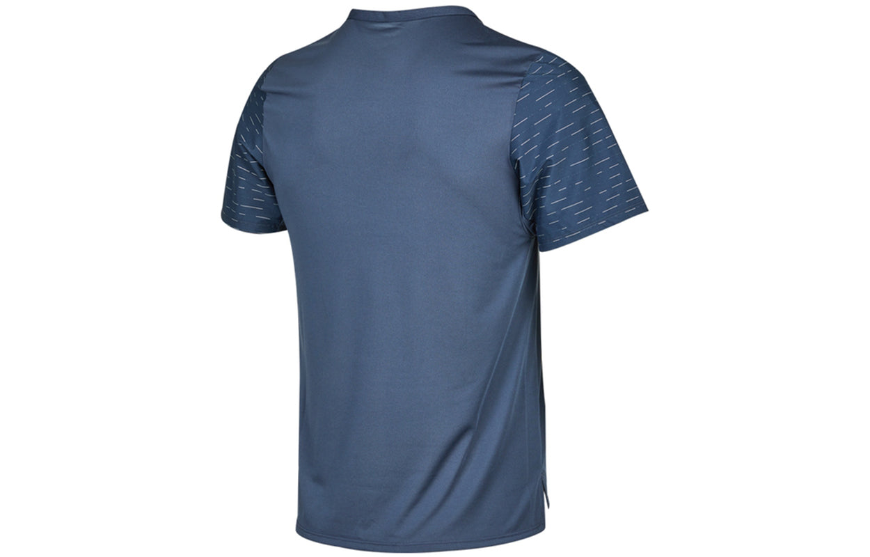 Nike Dri-FIT Rise 365 Run Division Patchwork Sweatpants Round Neck Short Sleeves T Shirt Men's Navy DD4852-437