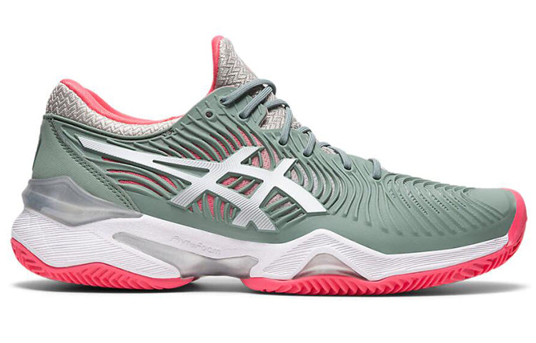 (WMNS) ASICS Court FF 2 Clay 'Slate Grey White' 1042A075-021