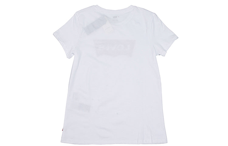 Levis Basic Red logo Short Sleeve White 17369-0468