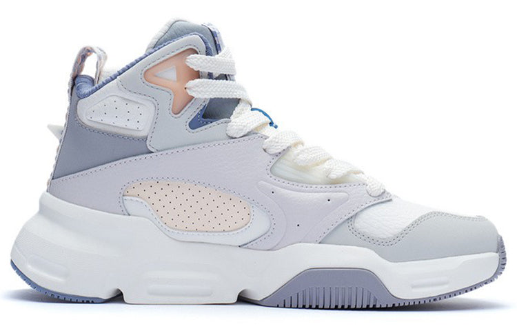 (WMNS) Li-Ning Sport Leisure Hi 'Light Grey Blue' AGCR436-2
