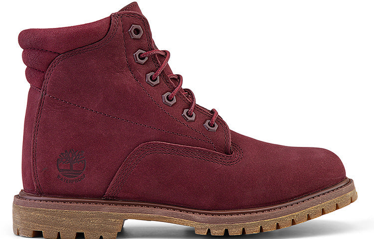 (WMNS) Timberland Waterville 6-Inch Boot 'Burgundy Nubuck' A1R2T