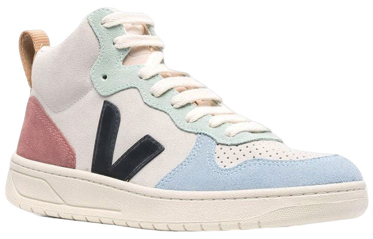 Veja V-15 High-Top 'Beige Light Blue Black' VQ0302821A