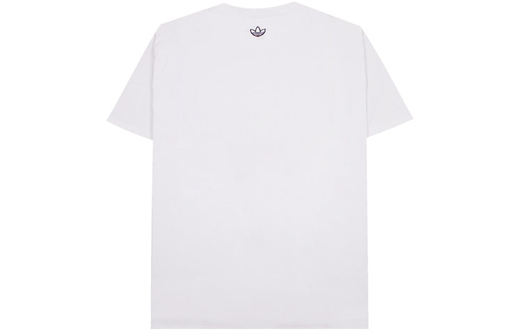 adidas originals Martin Parr Tee Printing Round Neck Short Sleeve White DU7849