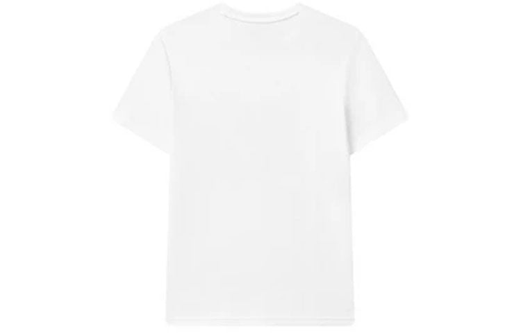 FILA Logo Printing Solid Color Pullover Short Sleeve White F11M118111F-WT